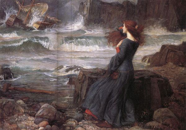 John William Waterhouse Miranda-The Tempest France oil painting art